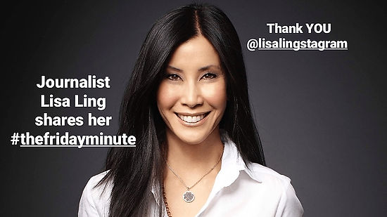 Lisa Ling shares her #thefridayminute